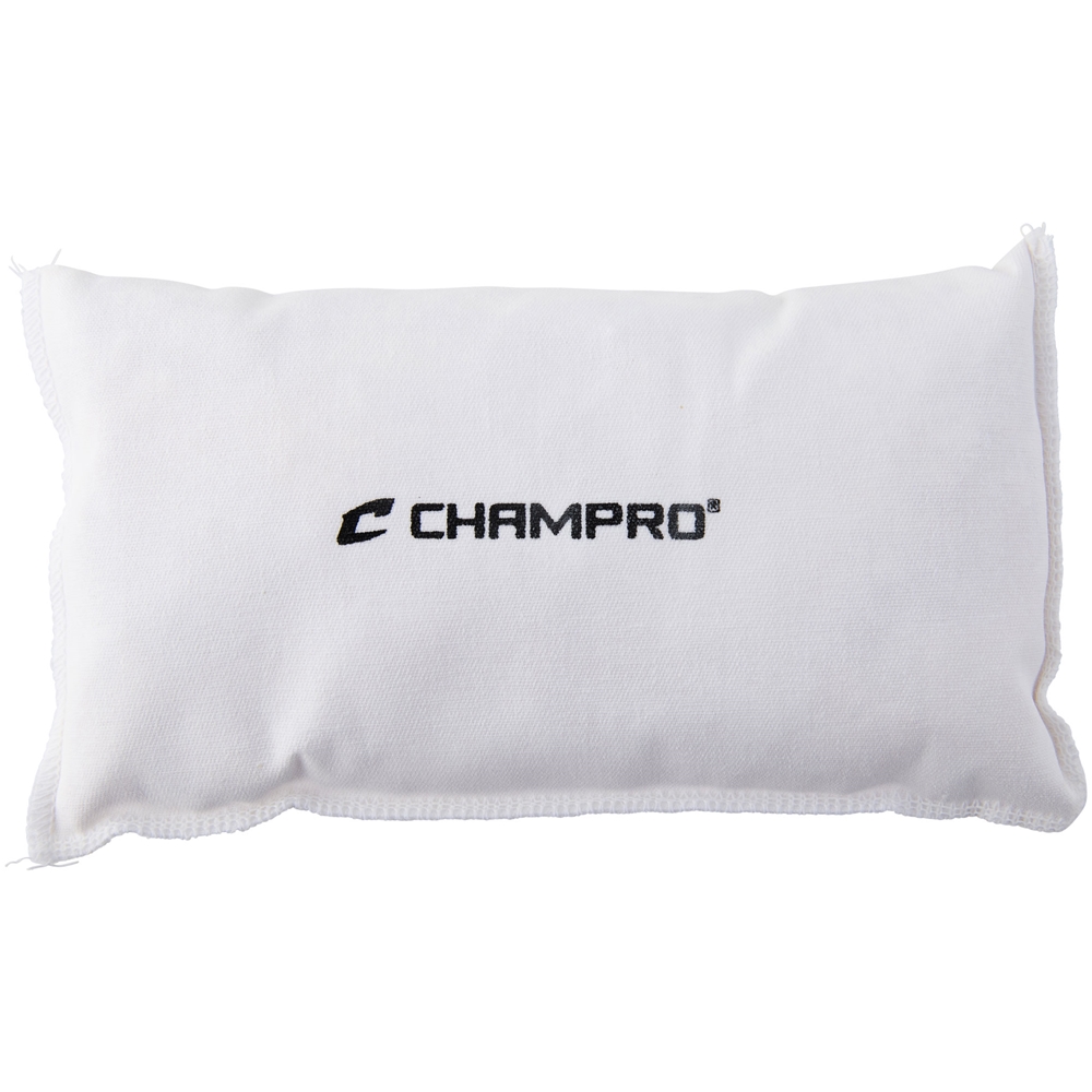 Champro Sports Professional cloth rosin bag containing solid rock rosin for baseball pitchers and hitters to improve grip and dry hands. Champro Sports Professional cloth rosin bag containing solid rock rosin for baseball pitchers and hitters to improve grip and dry hands.