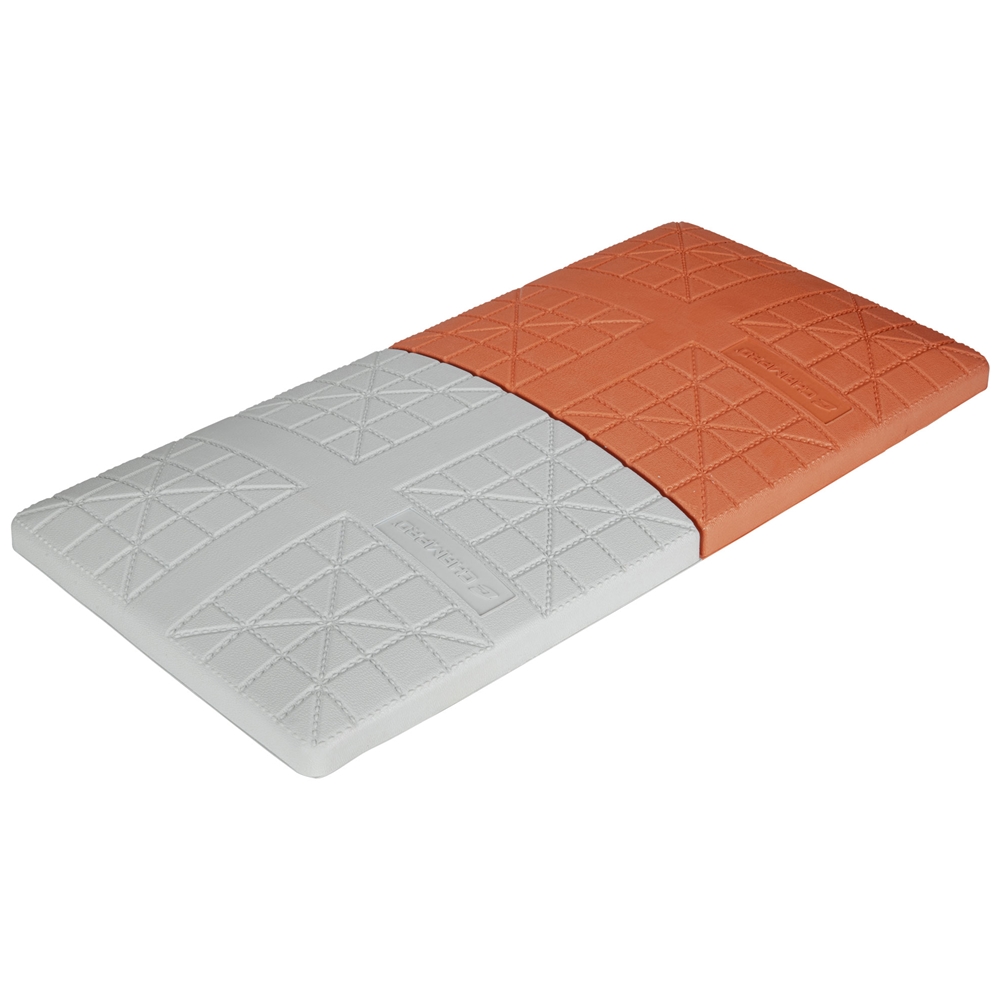 Double First Baseball Base | Orange & White Safety Base
