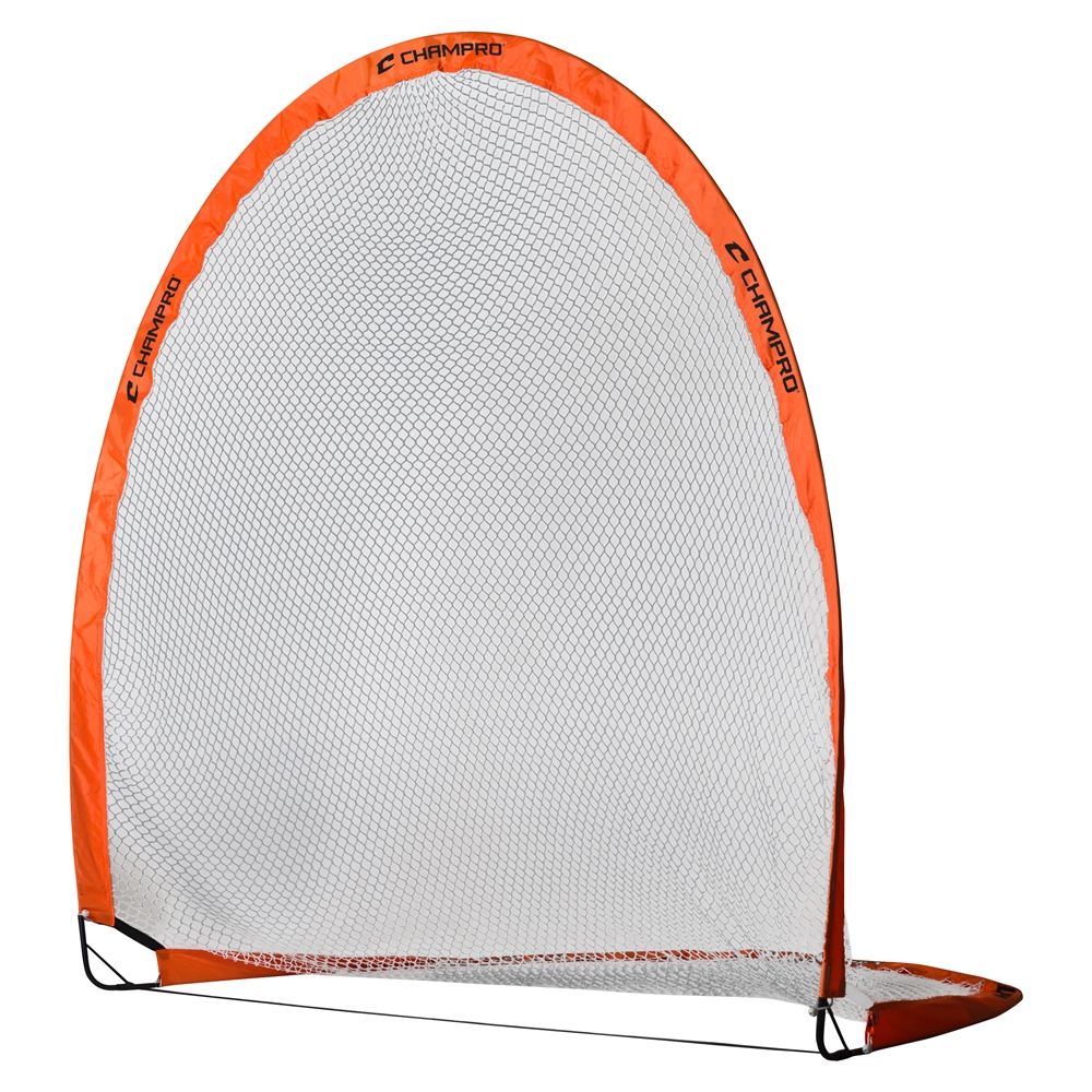Champro 6x6 multi sport screen with a bright orange frame and heavy-duty 1-inch black mesh netting. Champro 6x6 multi sport screen with a bright orange frame and heavy-duty 1-inch black mesh netting.