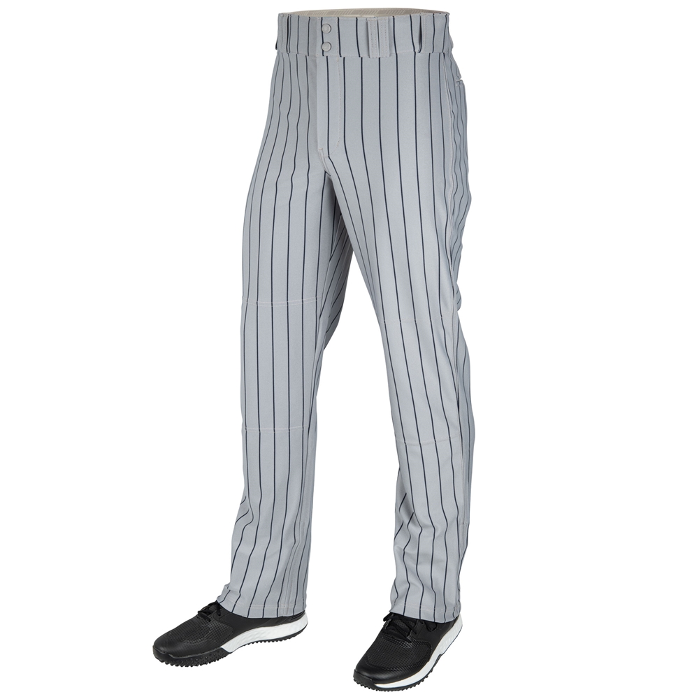 [ROMANTIC CROWN]★DOUBLE STRING HALF PANTS Triple Crown 2.0 Open Bottom Pinstripe Pant