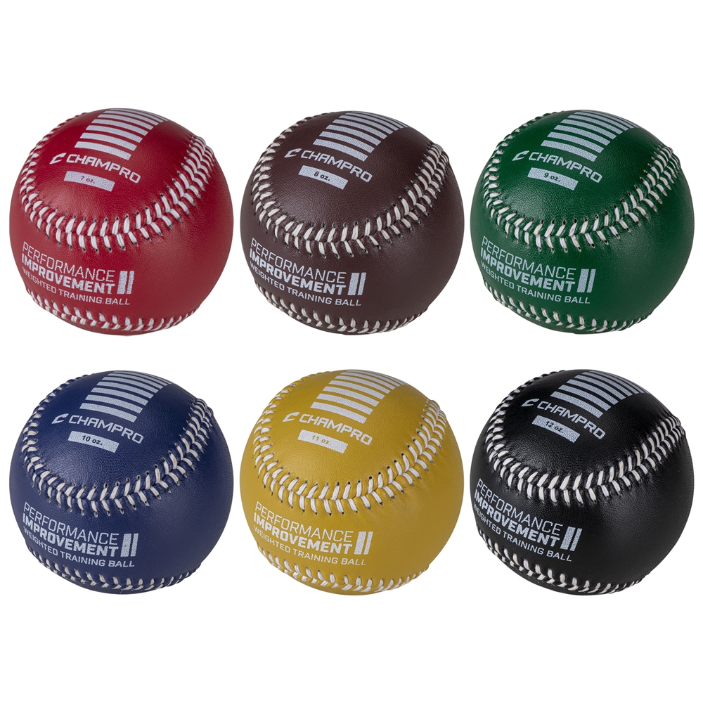 Champro Sports Weighted Training Baseballs: CBB707-CBB712 – Diamond Sport  Gear