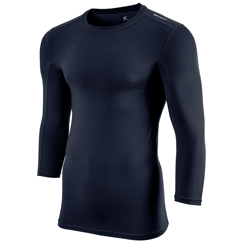 CHAMPRO Maglia A Compressione Manica Lunga Per Bambini - Rosso Scarlatto, Taglia L. Perfetta Per Basket, Calcio E Altri Sport