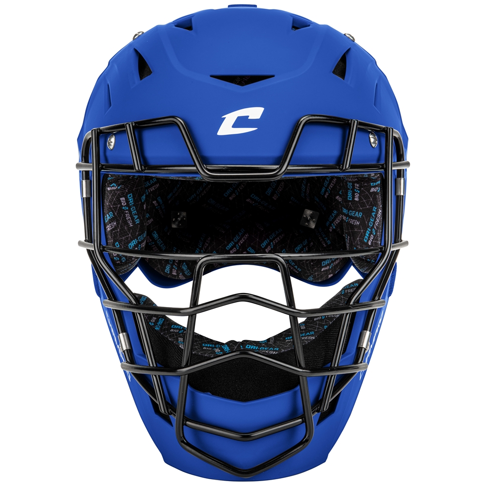 Casque De Receveur Baseball Style Hockey Force3 Defender - Gris/Noir - Adulte