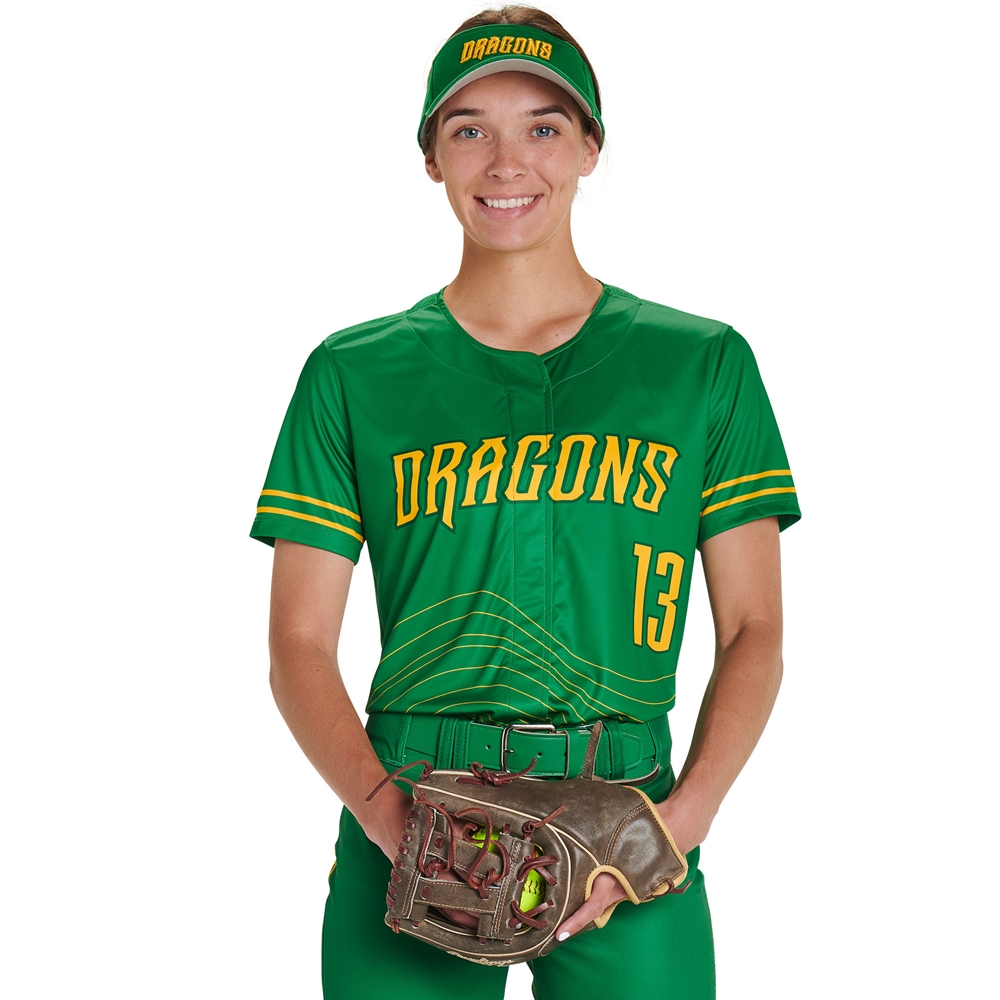Juice Faux Front Short Sleeve Loose Jersey