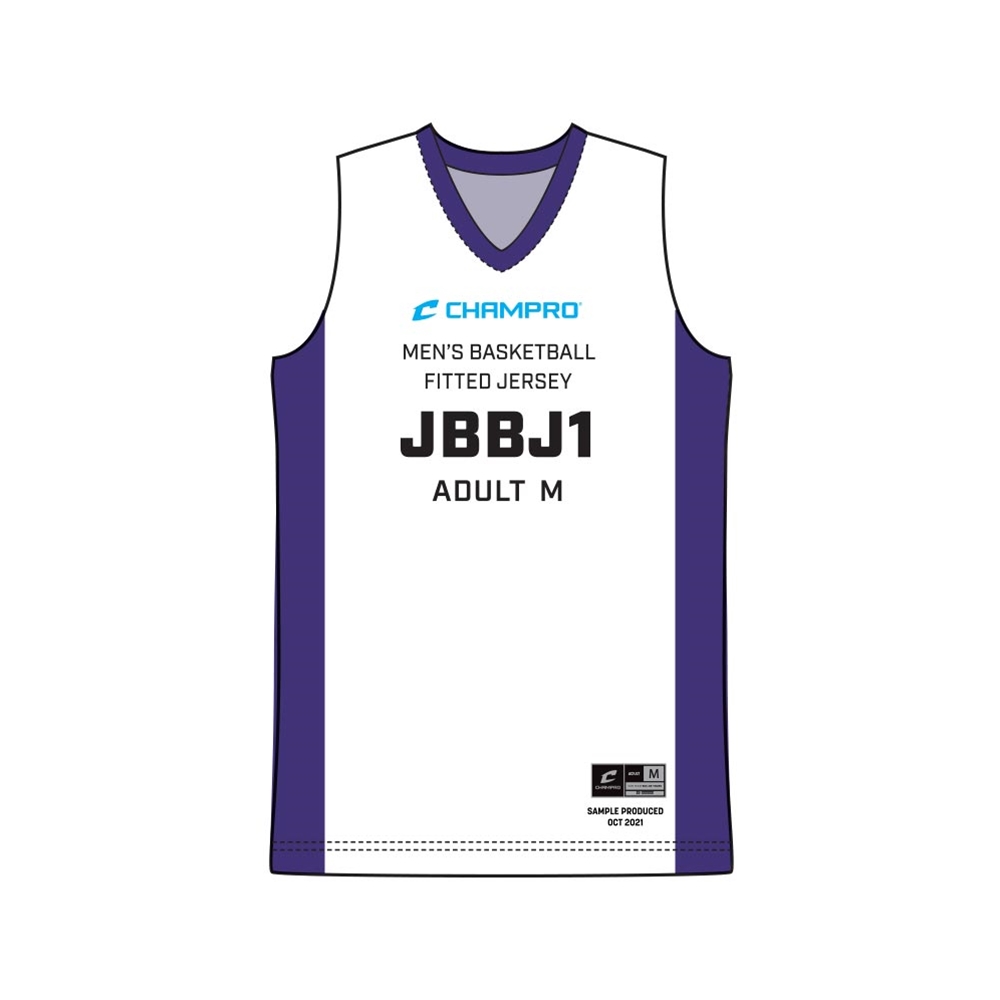 Size Kit Fitted Basketball Jersey