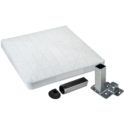 18" x 18" x 3" Single Pro Style 18" Base (with 15/18 adapter)