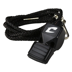 Officials' Whistle w/Lanyard & Mouth Cushion