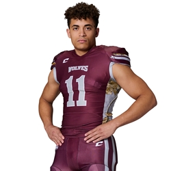 Juice Collegiate Football Jersey with Lineman Cut Sleeves (ADULT,YOUTH)