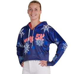 Juice Women's Fleece Cropped Hoodie (WOMENS)