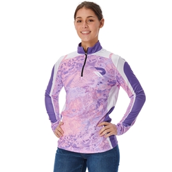Juice 1/4 Zip Long Sleeve Pullover With RealTree® Pattern (WOMENS)