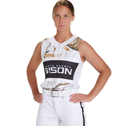 JUICE Two-Button Sleeveless Loose Jersey with RealTree® Pattern(WOMENS,GIRLS)